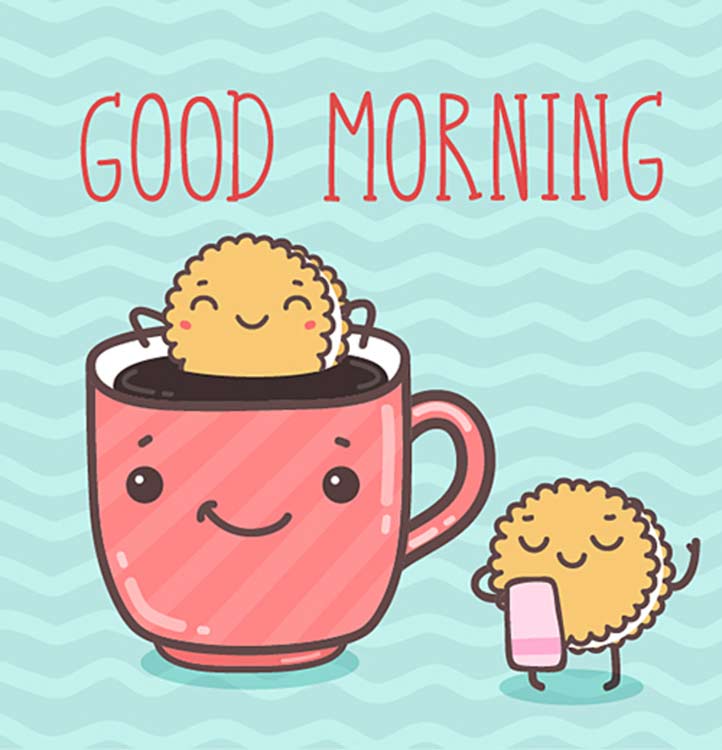 Morning Coffee Cartoon