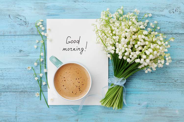 Good morning flower Coffee