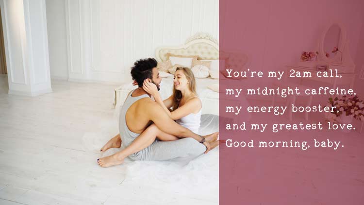 Good morning messages for lover in english