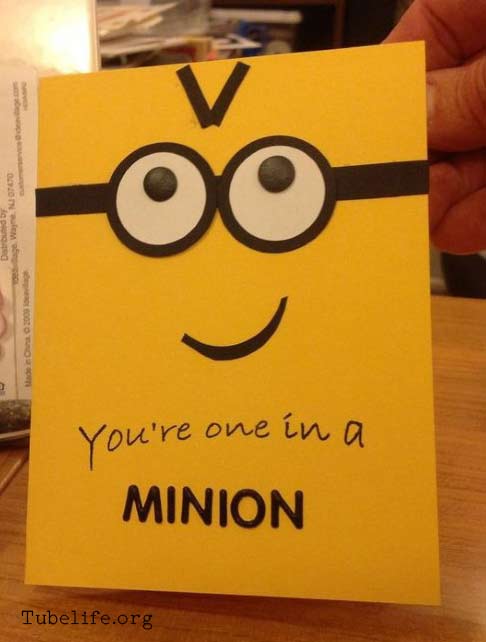 Cute minion friendship day cards