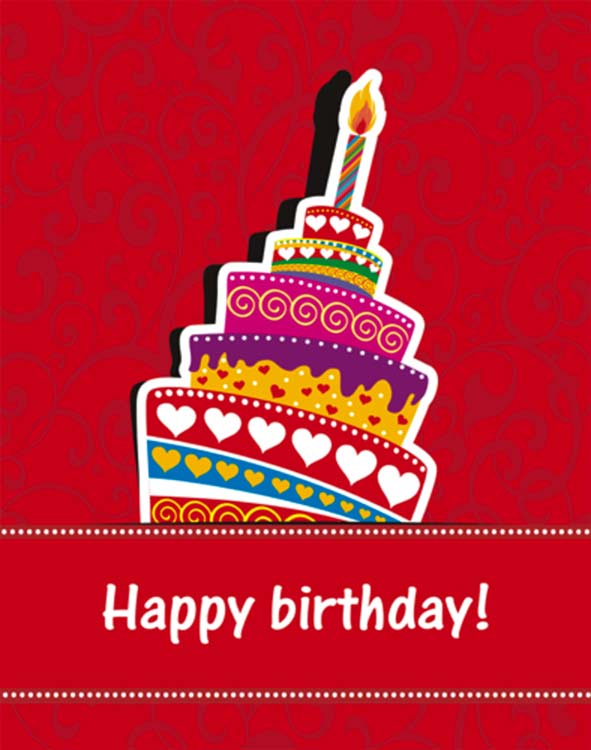 Beautiful Happy Birthday Cake With Wishes Hd Images