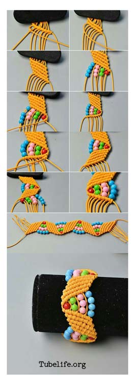 How to make friendship bracelets with beads