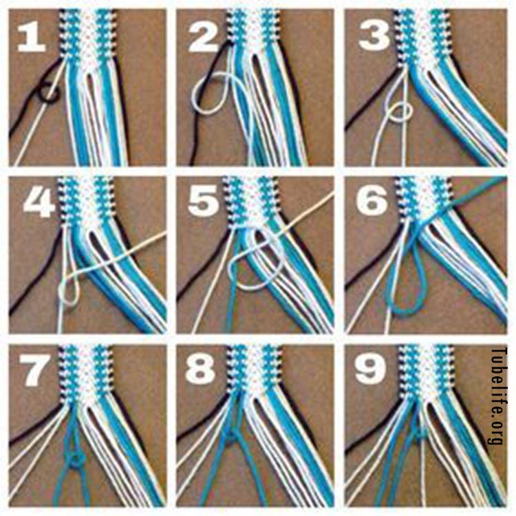 How to make handmade bracelets with threads