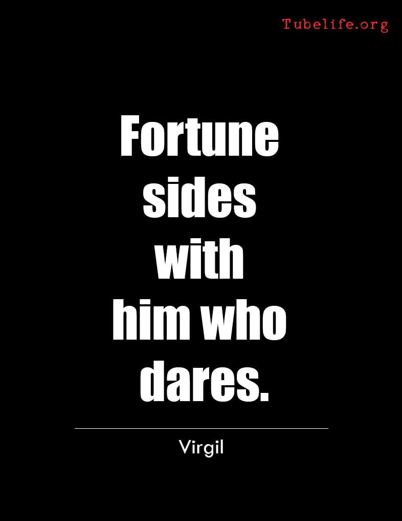 Inspirational Quote Virgil