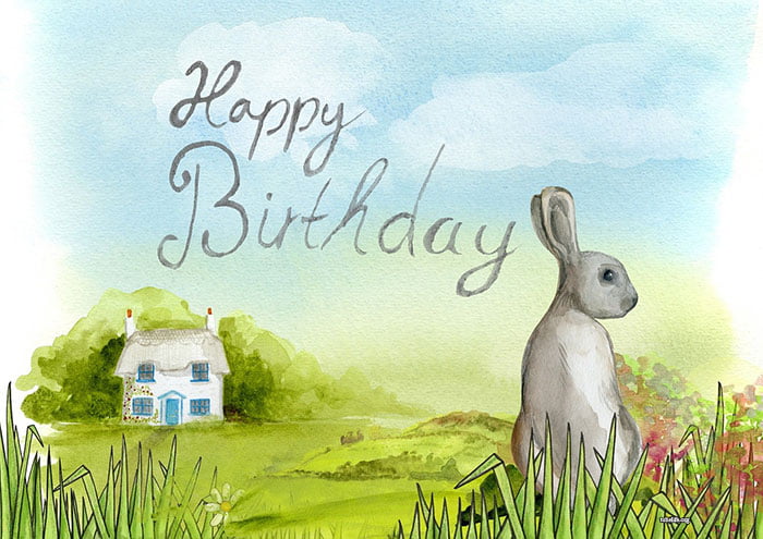 Happy Birthday Painting HD Images Free Download
