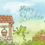 Watercolor Birthday Card Tutorial